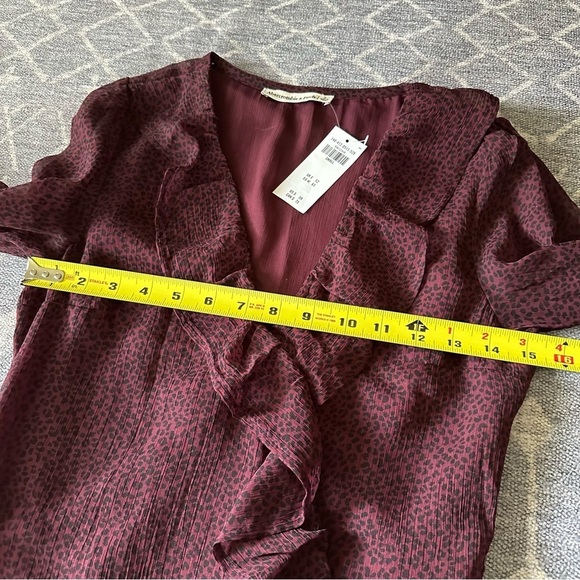 NWT Abercrombie & Fitch Long Sleeve Leopard Bodysuit - Picture 6 of 7